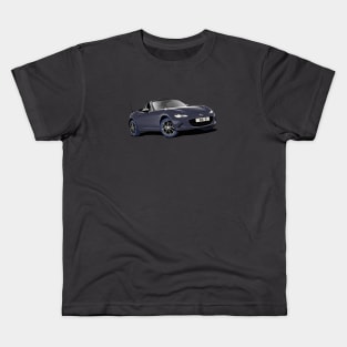 Mazda MX-5 Mark IV in black Kids T-Shirt